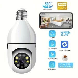 WiFi PTZ Bulb Camera